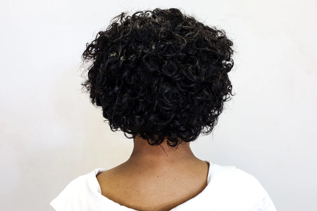 SDD 4x4 Lace Mely Pixie curly Wig – Natural Black Melyhair