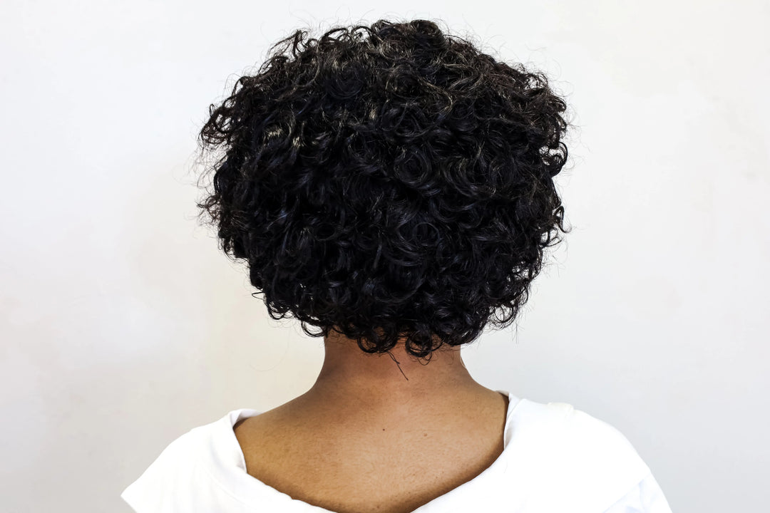 SDD 4x4 Lace Mely Pixie curly Wig – Natural Black Melyhair